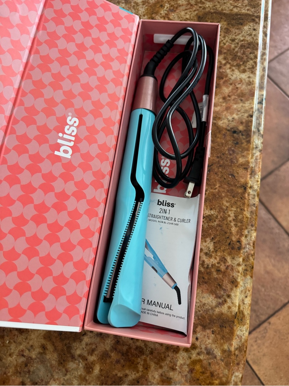 Bliss 2 in 1 Hair Straightener and Curler